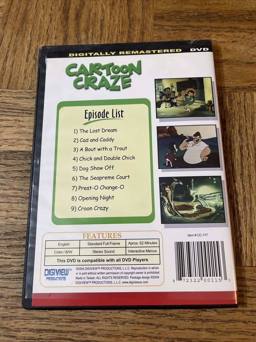 Cartoon Craze DVD 872322001153 | eBay