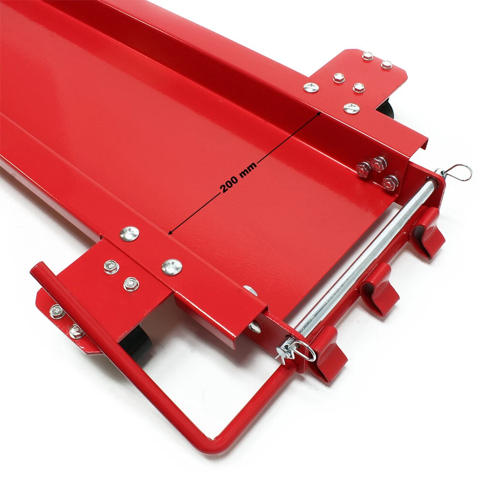 Shunting rail motorcycle up to 250 kg maneuvering aid shunting plate parking aid roller - Image 4 of 4