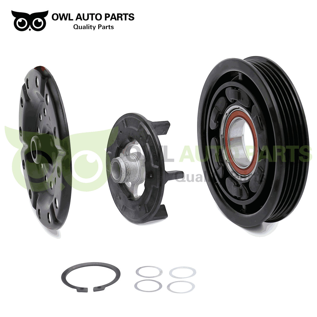A/C Compressor Coil Clutch Pulley Assembly Kit For TOYOTA