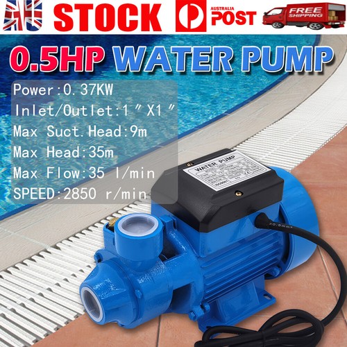 240V 0.5HP Water Pump Electric Garden 