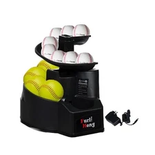 6902BHA Rechargeable Baseball/Softball Toss Machine with Extendable Ball Stac...
