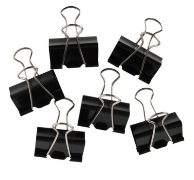 Raccoglitore In Metallo Clip,Bulldog Clips Di Carta 100 Pezzi