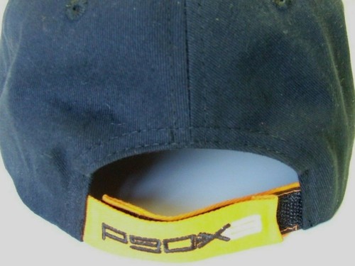 P90X3 Extreme Fitness Accelerated Strapback Cotton Cap Hat Black Navy New - Picture 3 of 5