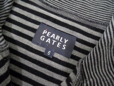 MEN'S Pearly Gates 1/4 ZIP Long Sleeve Sweat Shirt sz 6 (M