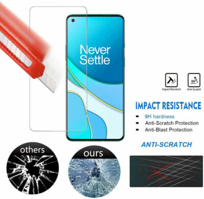 For OnePlus 9 9R Nord N10 5G N100 HD-Clear 9H Tempered Glass Screen Protector