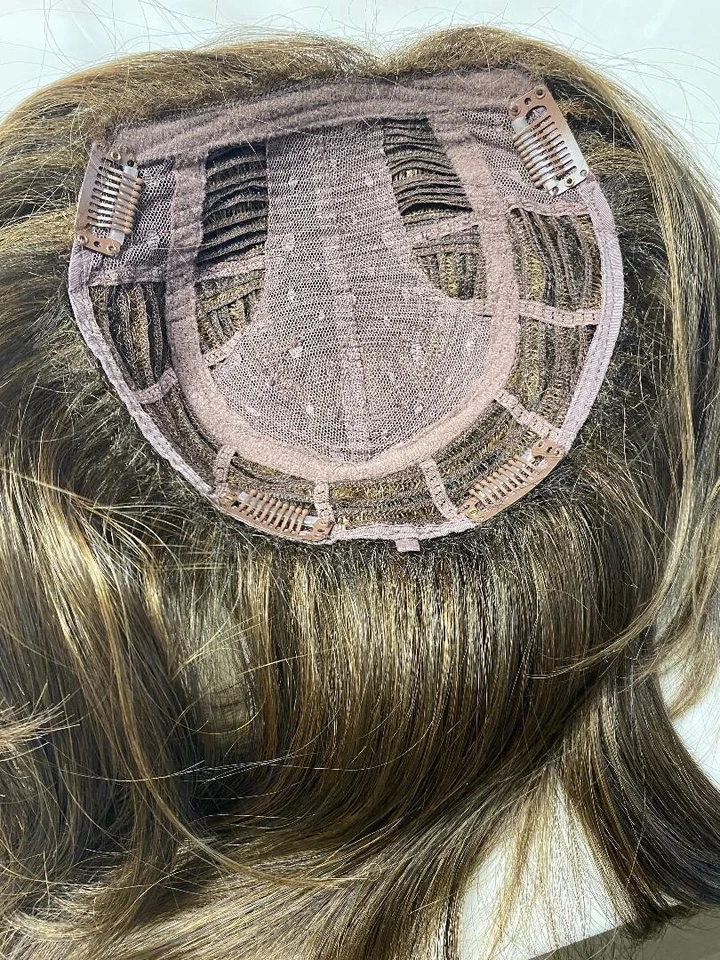 Top Perfect Synthetic Hair Wiglet by Gabor GL8/10 DARK CHESTNUT - Image 3 of 4