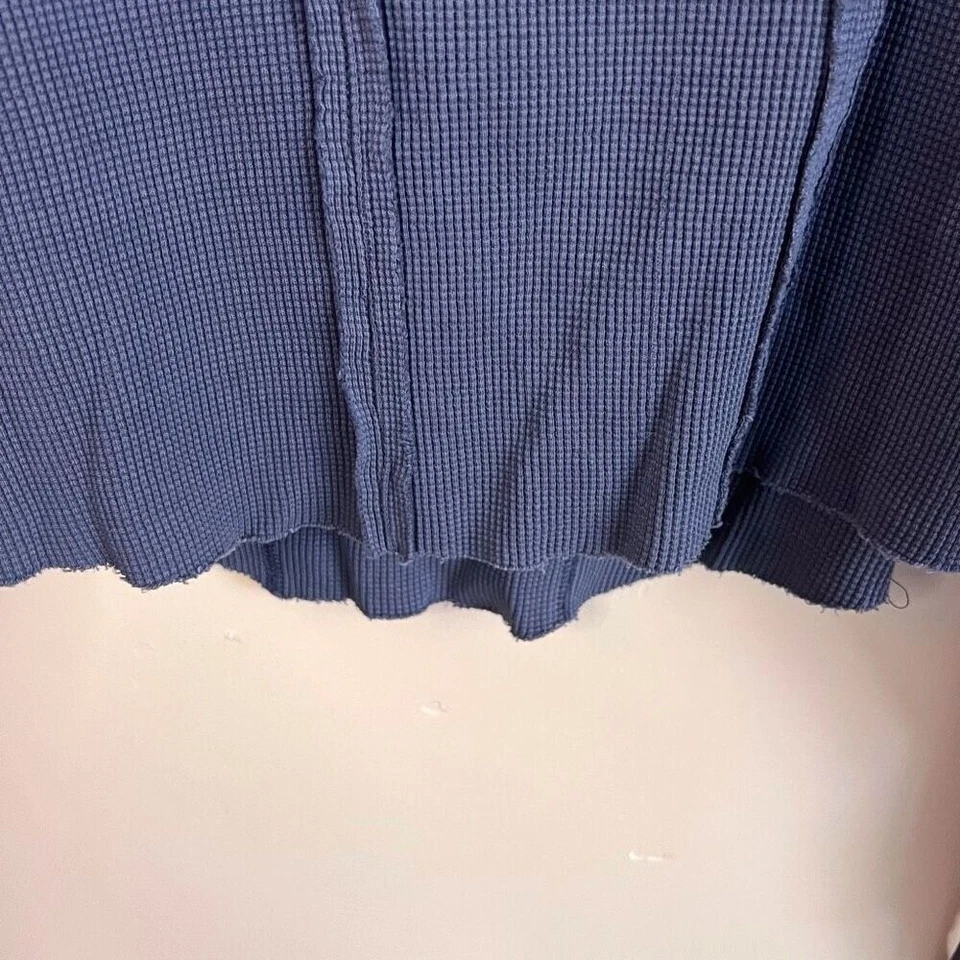 Top We the Free People para mujer Ellie térmico holgado boho azul talla XS de gran tamaño Foto 4 de 4