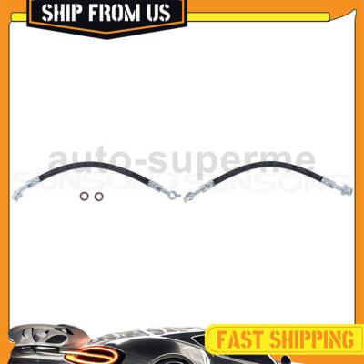 2x Sunsong Brake Hose Line Rear For 2015-2019 Hyundai Sonata 2.4L