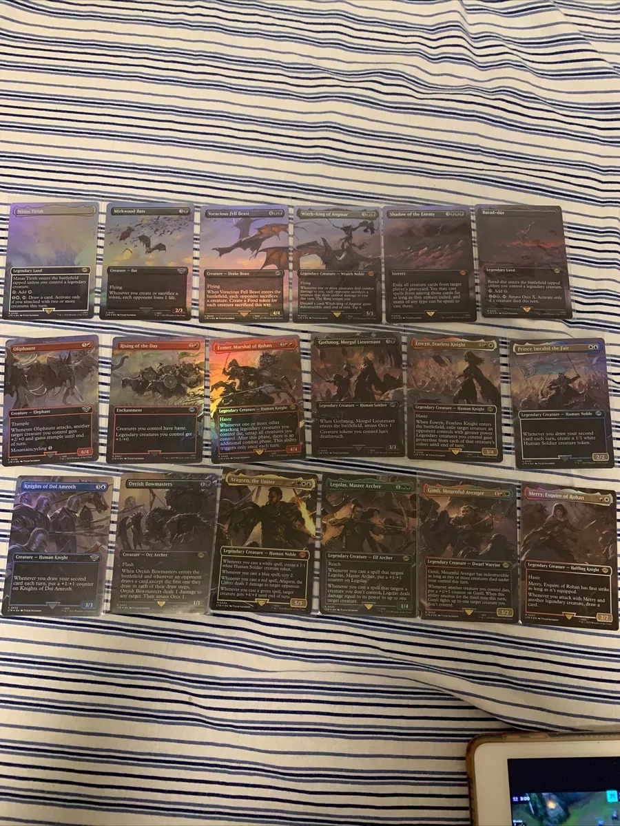 Mtg LotR Battle For Minas Tirith Foil Complete