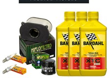 INSPEKTION CAGIVA RAPTOR 650 00/05 ÖL BARDAHL 10W50 ÖLFILTER LUFT KERZEN