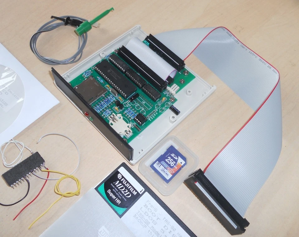 FreHD Hard Drive emulator for Tandy Radio Shack TRS-80 Model I 48K with EI - Image 4 of 4