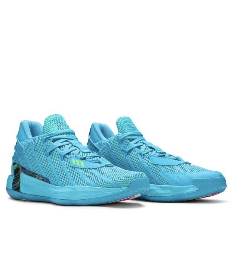 Adidas Dame 7 Jam Fest Blue Basketball shoes FZ1050 Men Size
