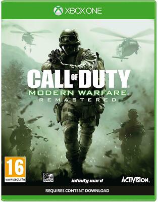 Call of Duty Modern Warfare Remastered Xbox One COD Brand New Factory Sealed