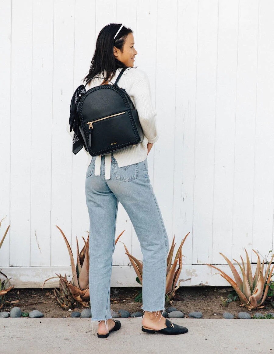 Calpak Kaya Backpack Black New With Tags in Dustbag Retails $95