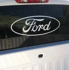 21" FORD Oval window or tailgate Decal Truck Car Toolbox cornhole board sticker