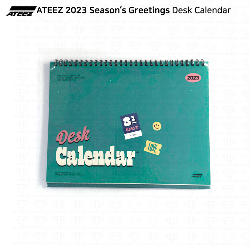 ATEEZ 2023 Season's Greetings Desk Calendar Making DVD Digital