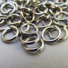 Jump Rings 9mm - 20/50/100 Stainless Steel 14 Gauge Open Jump Rings F8885