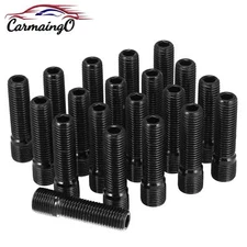 20pc 75mm 14x1.5 to 12x1.5 Rim Wheel Studs Conversion 52mm Shank Converter Bolts