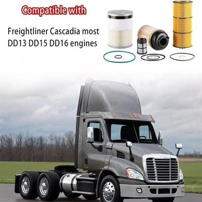 Fuel Filter Kit PF9908 FS19915 LF17511 For Freightliner DD13 DD15 DD16//