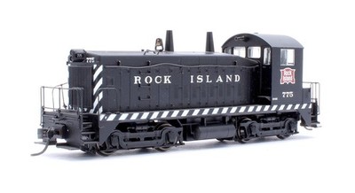 PROTO 2000 'HO' SPUR 21130 ROCK ISLAND BLACK EMD SW9 '775' DIESELLOK