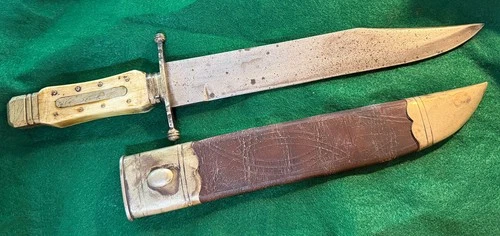 Original JD Chevalier Bowie Knife Presented To General Sickles 1st Excelsior NY