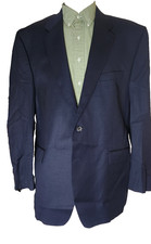 Ralph Lauren Polo University Men's 48L Black Two Button Blazer Sport Jacket