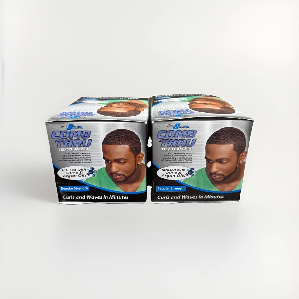 Pack de 2- Peine de rizos Luster's Scurl a través texturizador fuerza regular rizos y ondas Foto 2 de 3