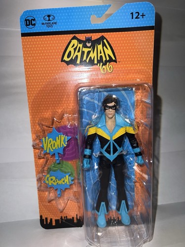 McFarlane DC 66 Batman Retro "Nightwing" Figure 6" Classic TV Series NEW - Picture 3 of 3