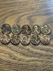 Lot of 10 Lincoln Pennies 1960-p To 1969-p AU + Condition $5.95 Free Shipping.