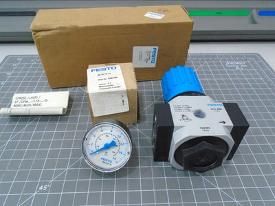 NEW FESTO LR-1/2-D-MIDI Pneumatic Air Line Pressure Regulator  1/2''