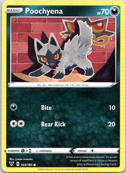 Poochyena 103/185 Vivid Voltage Common