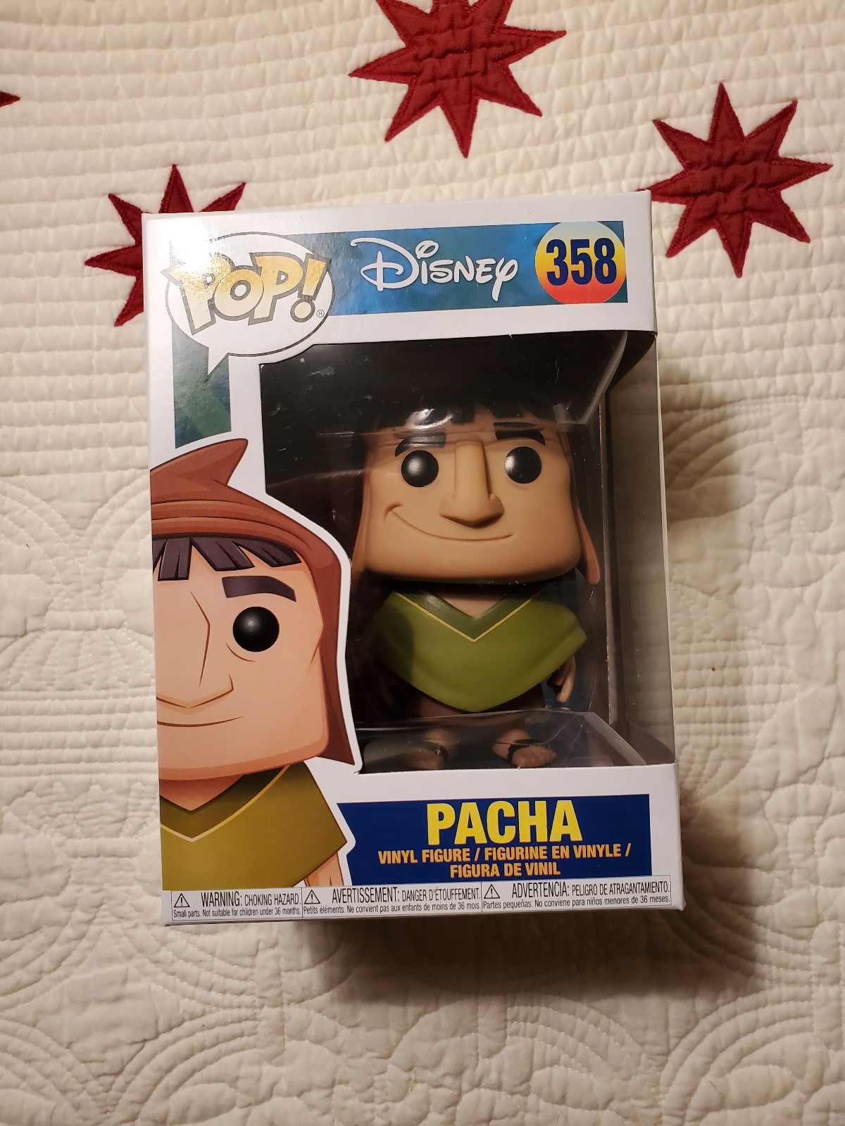 New Funko Pop Pacha #358 Disney Emperor'S New Groove - Vaulted