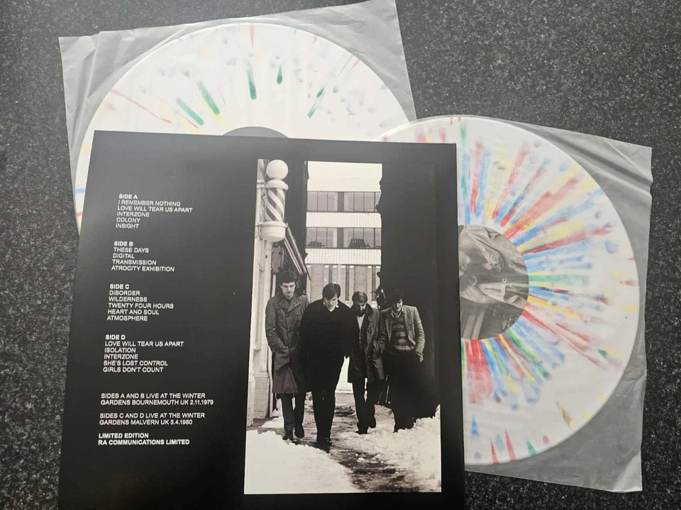 JOY DIVISION  ULTRA RARE VINYL 2LP WHITE SPLATTER  VINYL - Image 3 of 3