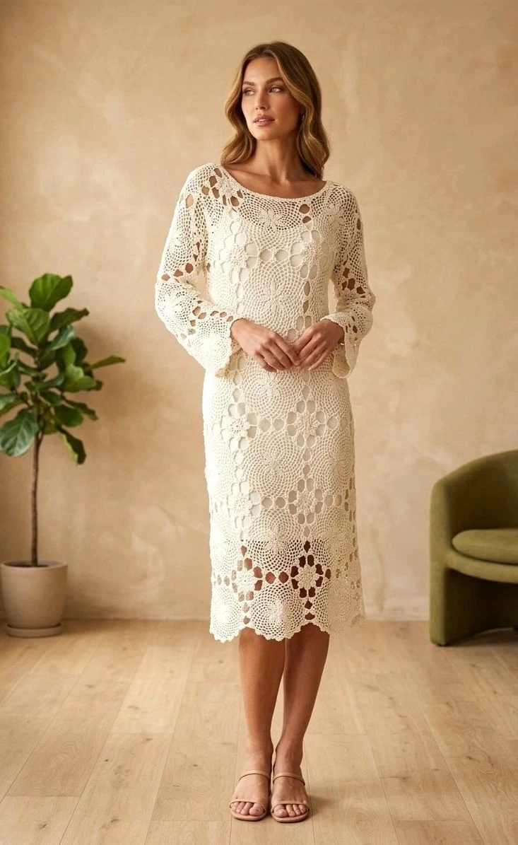 trina turk crochet dress Trina Turk