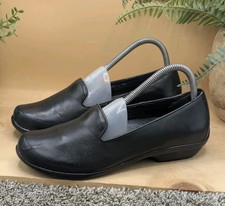 Dansko Olivia Womens Size EUR 38 US 7.5/8 Black Leather Slip On Shoes
