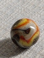 JABO/DAS Infused Glass Adventure Swirl Toy Marble Size 17mm MINT 