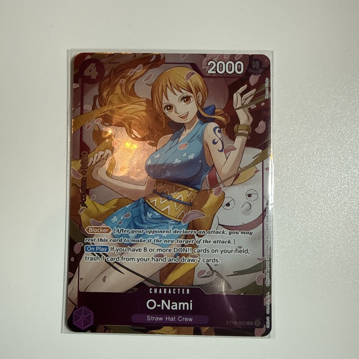 ST18-002 O-Nami Heroines Campaign Dash Pack EB03 Alt Art AA