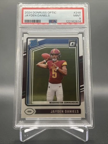 2024 Donruss Optic Football Jayden Daniels Rookie #248 PSA 9