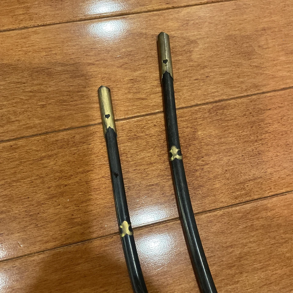 Miniature Real Sharp steel Blade Samurai Swords (pair)  - Image 4 of 4