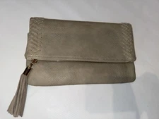 Deux Lux Leather Foldover Clutch No Strap
