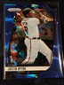 2025 Panini Prizm Baseball Blue Ice Prizm - #115 Justin Upton - Atlanta Braves