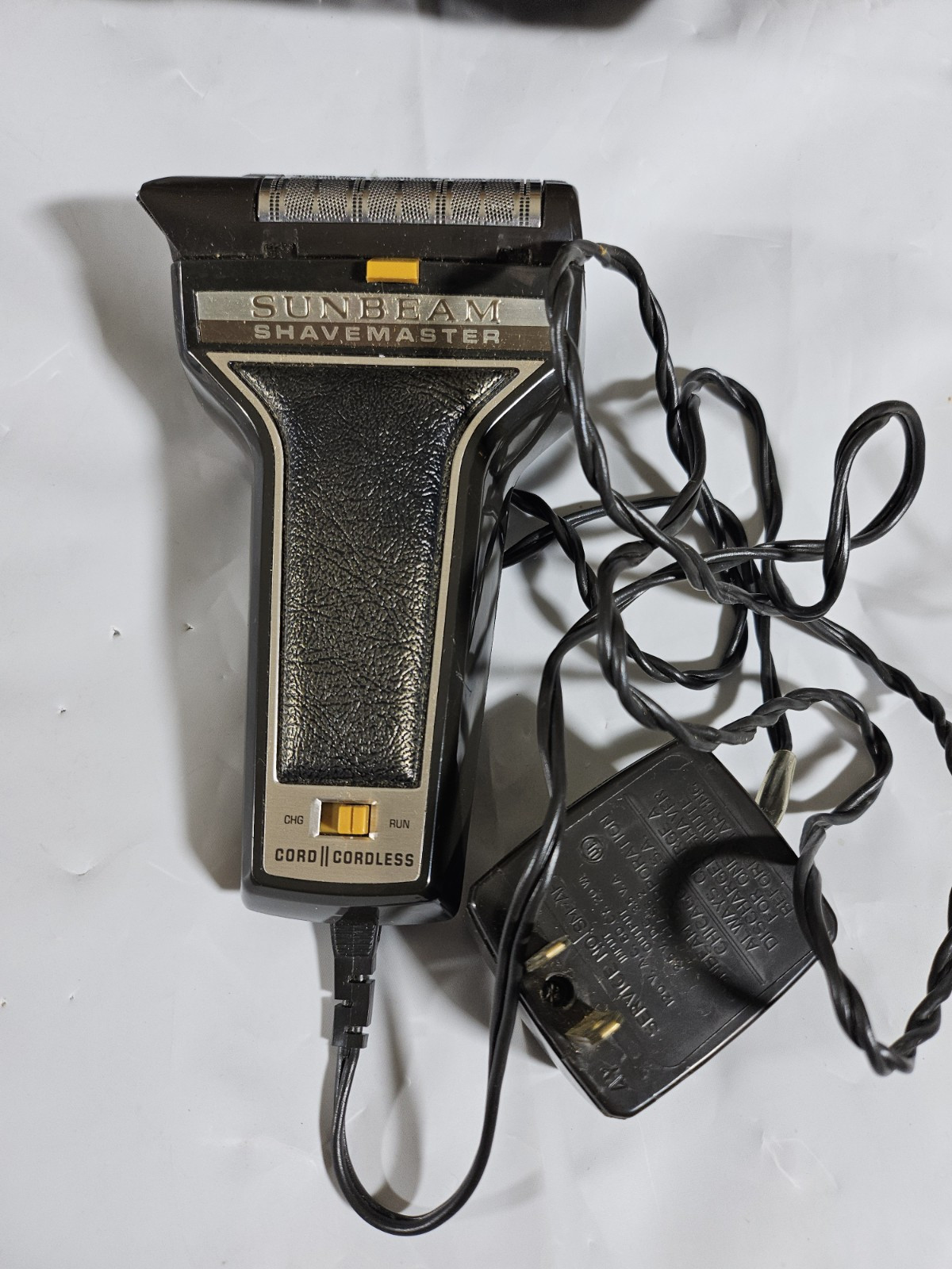 Sunbeam Shavemaster 8 Electric Cordless Shaver in Original Case PARTS Vintage 🔥