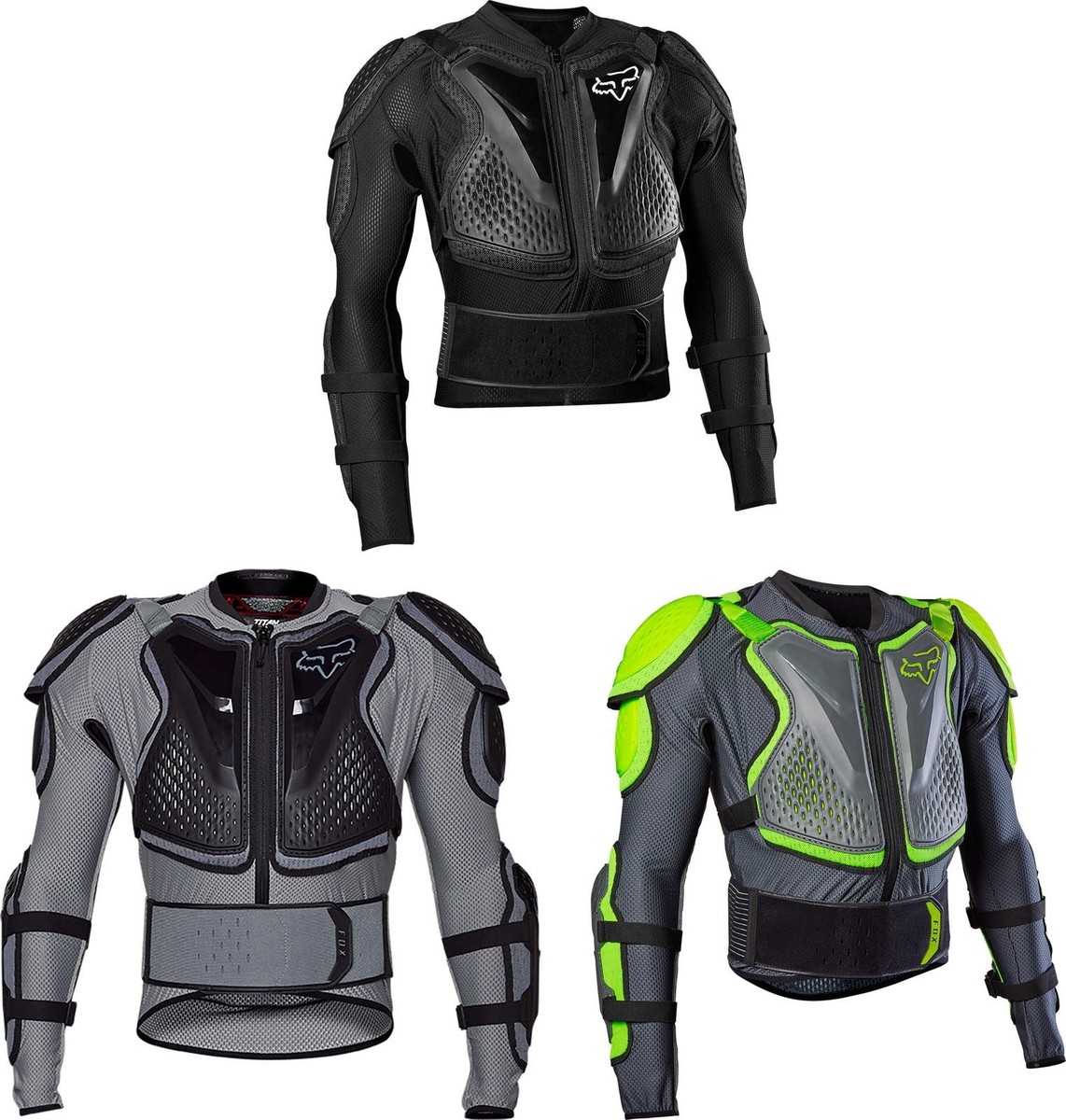Fox Racing Titan Sport Chest Guard Jacket Motocross Dirt Bike Offroad ATV
