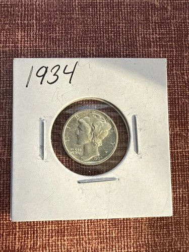 1934 Mercury Dime - Brilliant Uncirculated