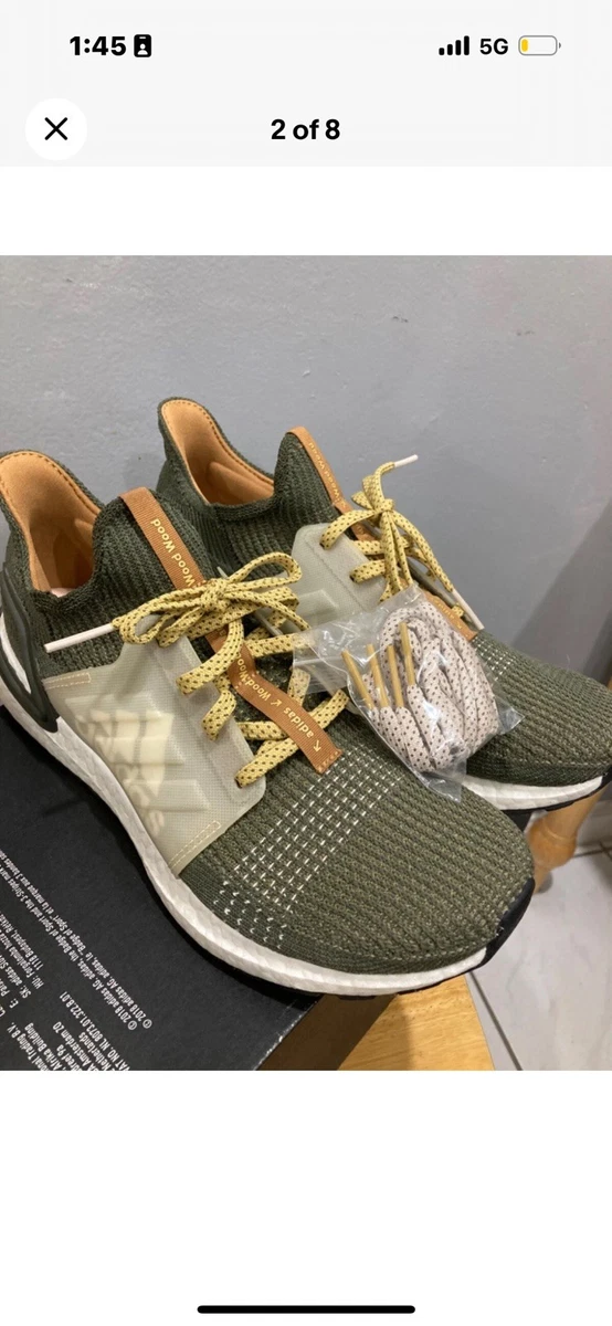 adidas gazelle silver green womens Adidas Consortium EG1728 Wood Wood X adidas Ultraboost 2019 Mens Running  Shoe main image 1