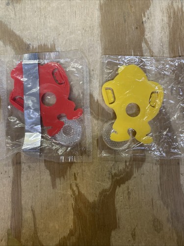 VTG Alfie the Alpha-Bits Cereal Wonder Dog Premium Prize Bike Reflector LOT Of 4 - Picture 3 of 7