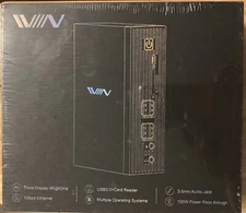 IVIIN D6919 Black 4K@60Hz Quadruple Display USB-C HDMI Docking System