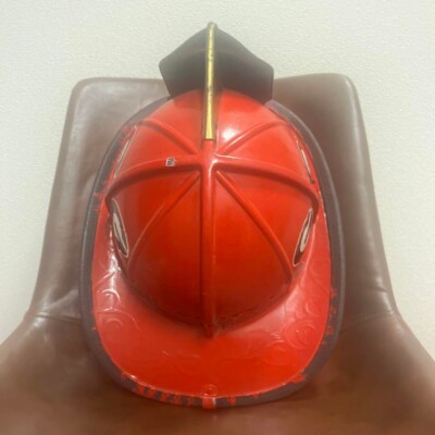 Rare Belmont Firefighter Helmet Fireman Rescue Gear Collectible F