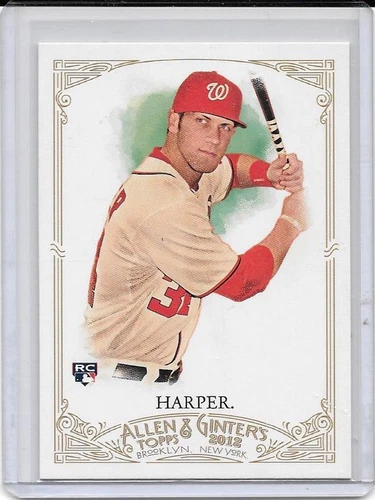 2012 Topps ALLEN & GINTER  BRYCE HARPER (Nationals) **Rookie Card**#12