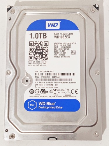 Western Digital Blue WD10EZEX 1TB, Internal ,7200 RPM, 3.5 inch Hard Disk Drive